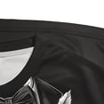 thumbnail image 5 of GHUALURU Men's Funny Tuxedo Graphic T-Shirt with Rose, Black Formal Suit Print Novelty Tee for Wedding Party Prom Costume，Black6，XL, 5 of 6