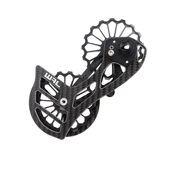 Greeniant Rodamiento de cerámica de gran tamaño, polea a prueba de herrumbre, jaula de desviador trasero, Kit de rueda de guía de cubo resistente al Ciclismo Negro SD2 Greeniant OD024405-03