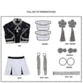 thumbnail image 3 of Women's K-pop Demon Hunters Cosplay Costume Set for Halloween and Theme Parties, 3 of 3