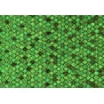 thumbnail image 1 of Ahgly Company Machine Washable Indoor Rectangle Abstract Green Modern Area Rugs, 8' x 12', 1 of 4