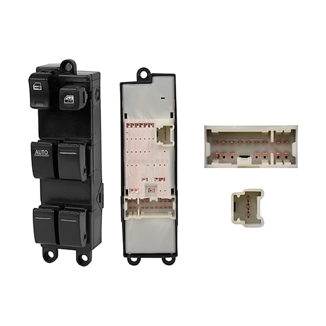 Control de Cristal Generica Para Nissan X-Trail 2002 A 2007 Negro 6 Teclas