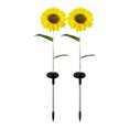 thumbnail image 1 of 2 luces LED de girasol alimentadas por energía solar gradiente de color luz decorativa blanca cálida Tomshoo traje, 1 of 7