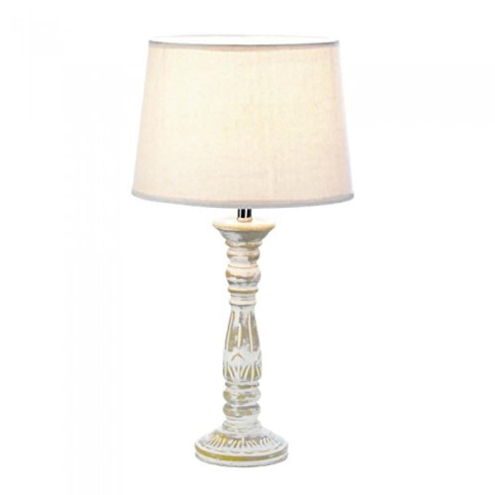 Zings Thingz 57074144 Vintage Cream Table Lamp Whitea Must Buy Item By Zingsthingz Walmart Com Walmart Com