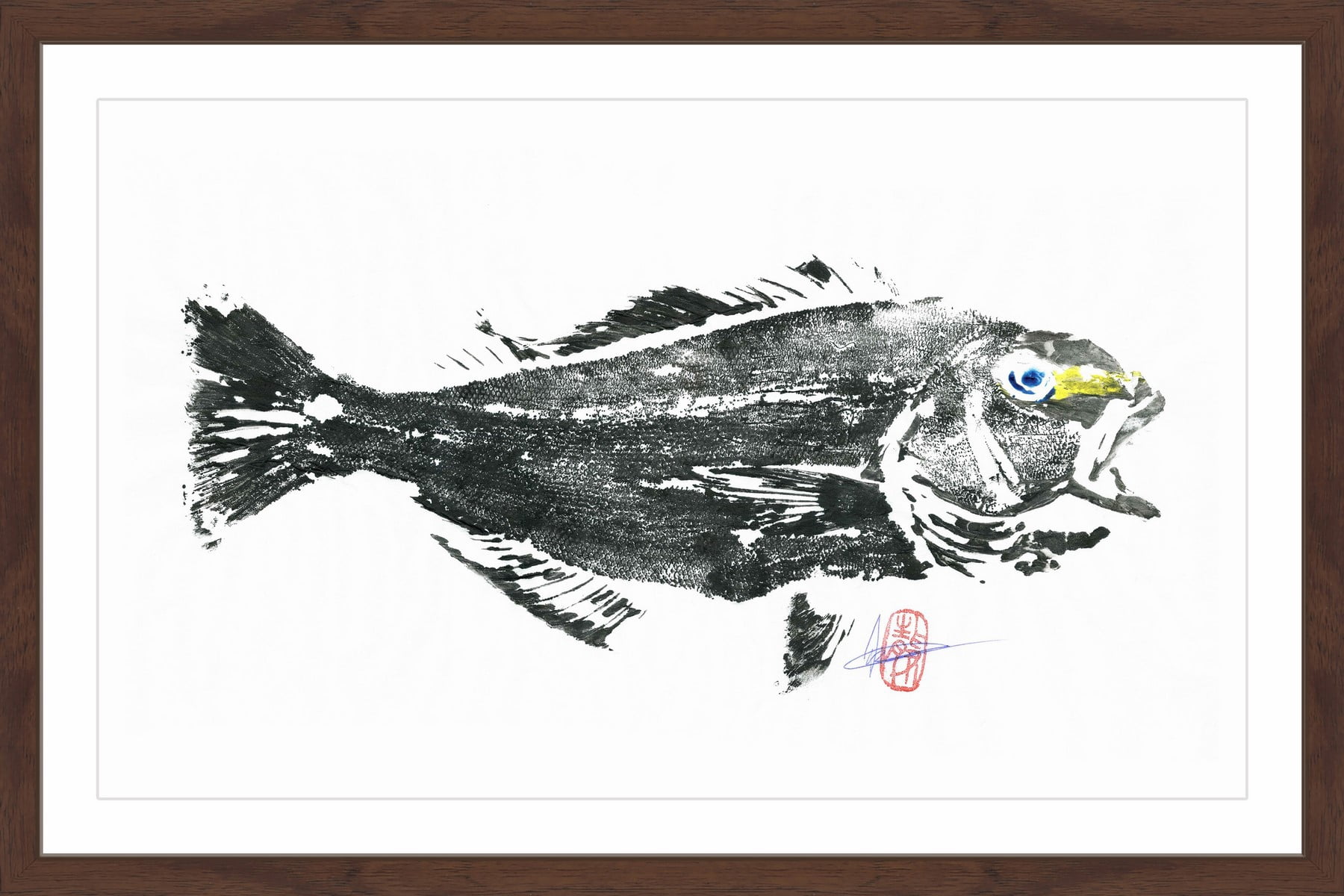 "Trevally Jack" Framed Painting Print