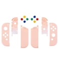 thumbnail image 3 of Mandys Pink Housing w/ABXY Direction Buttons Replacement Shell Case for Nintendo Switch/OLED Joycon, 3 of 10