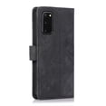 thumbnail image 5 of Nalacover Slim Wallet Case for Samsung Galaxy S20, for Women Men, Embossed Pattern PU Leather Shockproof Magnetic Clasp Credit Card Slots Flip Kickstand Phone Case+Wrist Strap,Black, 5 of 7