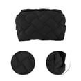 thumbnail image 4 of Unique Bargains 1 Pc Lady Portable Make Up Organizer Case for Outdoor Activities Black Polyester, 4 of 6