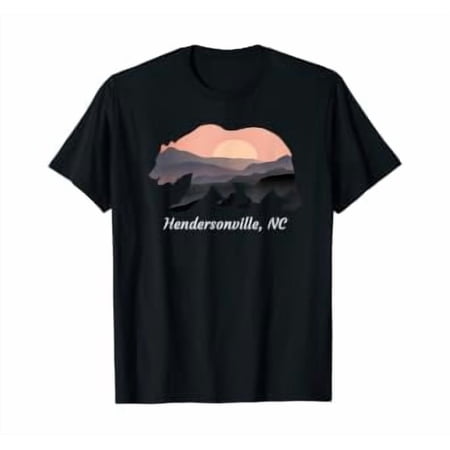 Hendersonville Nc North Carolina Wildlife Bear Blue Ridge Mt T-Shirt