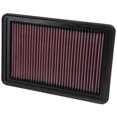 thumbnail image 2 of K & N Filtres Filtre à Air 33-2480 Chargeur de Filtre; Lavable; Rouge; Gaze de Coton; Panneau, 2 of 4