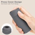 thumbnail image 2 of KRYVN 5-Pack Travel Toiletry Bottles Set, TSA Approved Leak Proof Silicone Liquid Containers with Clear Bag, 100ml/80ml/50ml Refillable Dispensers for Shampoo Conditioner Lotion, 2 of 12