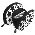 thumbnail image 3 of YFYANG 2 Piece Women's Portable Makeup Bags, Black and White Star Doodle Clutch Travel Toilet Bags Cosmetic Organizer, 3 of 7