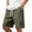 Army Green |#1, variant on Mens Casual Shorts Cotton Drawstring 9 inch Waffle Shorts Stretch Elastic Waist Summer Beach Lounge Sweat Shorts Gray 2XL