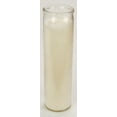 thumbnail image 4 of Prayer Candle Clear Glass White Wax, 8 Inch, 4 of 6