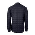 thumbnail image 3 of Men's Cutter & Buck Navy Binghamton Rumble Ponies Rainier PrimaLoft Eco Insulated Quilted Button-Up Shacket, 3 of 3