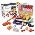thumbnail image 1 of Children's Barbecue Rack Toy Kitchen Cooking Realistic Spray Light Sound Color Changing Game Food Set, 1 of 2