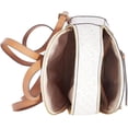 thumbnail image 5 of Michael Kors Ladies Brooklyn Medium Pebbled Leather Backpack - Ivory/Brown, 5 of 5