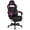 Black/Purple, variant on Flash Furniture X40 Gaming Chair Racing Ergonomic Computer Chair with Fully Reclining Back/Arms, Slide-Out Footrest, Massaging Lumbar - Black/Blue