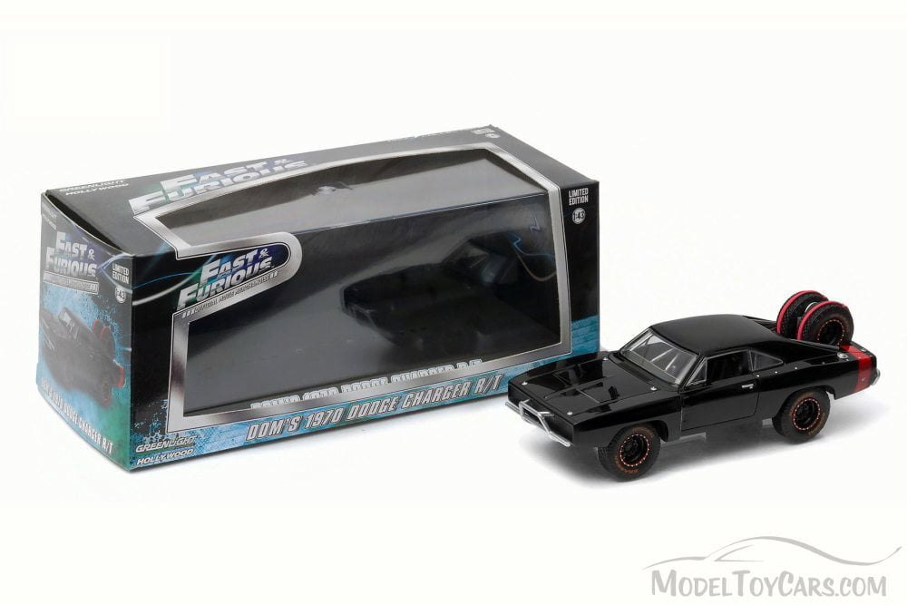 1/43 Greenlight Fast & Furious 7 Dom's 1970 Dodge Charger R/T Offroad 86232 BK 