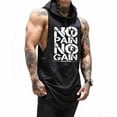 thumbnail image 3 of NO PAIN GYM HOOD BLACK .XL, 3 of 3
