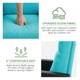 thumbnail image 4 of Fauteuil Inclinable de Patio Réglable à 150° - Chaise Longue d'Extérieur en Osier Rotin avec Table d'Appoint Relevable Prolongée, Coussin Amovible, Résistant aux Intempéries, pour Jardin, Piscine, Terrasse, 4 of 8