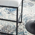 thumbnail image 7 of Modway Privy Black Stainless Steel Upholstered Fabric Bar Stool in Black White, 7 of 7
