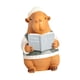 thumbnail image 5 of Garden Capybara Statue Capybara Sculpture Housewarmings Balcón de regalo Interior Césped Outdoor Decoración del patio trasero Ornamento de escritorio, 5 of 8