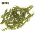 thumbnail image 2 of Splihome 20/30/50Pcs Hook Aligners D Rig Kickers Hooks Line Aligners Sleeve Anti-Tangle Carp Fishing Hook Sleeves for Terminal End Tackle，Green 30pcs, 2 of 10