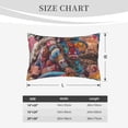 thumbnail image 4 of Yiaed Fantasy Colorful Beast Print Brushed Microfiber Envelope Pillowcases, Standard,Envelope Closure Pillow Cases(Without Pillow Core)-16"x24", 4 of 6