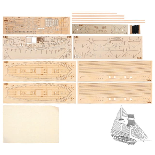 Toystoory Harvey creativo de montado velero modelo DIY occidental clásico juguete era modelo adecuado para decorar restaurante Artesanía Blanco No.01 Toystoory HA027667-01