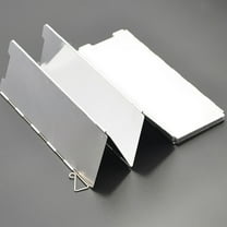ifundom Outdoor Camping Windshield Flat Aluminum Folding Wind Blocker 1 Pack Portable Windshield for Camping Hiking