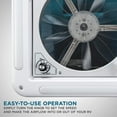 thumbnail image 4 of Hike Crew 14” Manual RV Roof Vent Fan with 3 Speeds - Dark Blue, 4 of 7