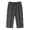 Grey, variant on Women's Capri Pants Three Zipper Pockets Blend Cropped Trousers Elegant Summer Bottoms Women Fashion Clothing