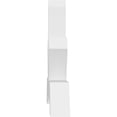thumbnail image 3 of 60"W x 25"H x 4"D x 4"F, 10/12 Pitch, Vanguard Architectural Grade PVC Gable Bracket, 3 of 8