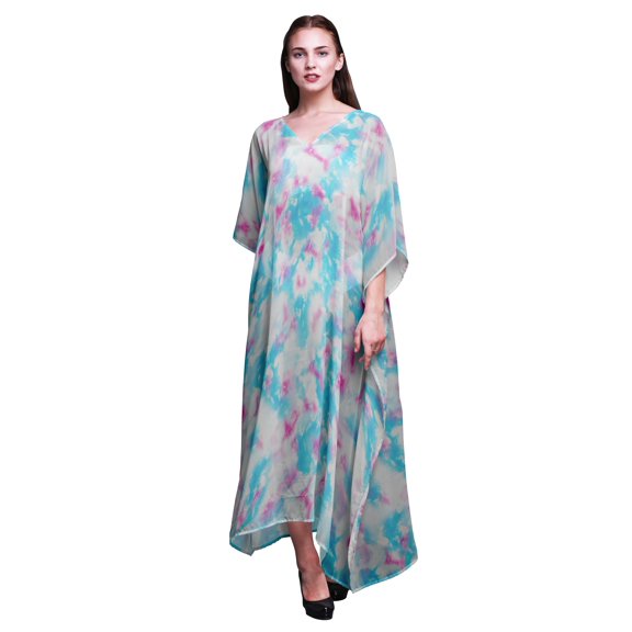 Bimba Womens Long BeachÂ KaftanÂ Beachwear Bikini Coverup Maxi Dress