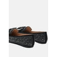 thumbnail image 3 of Dewdrops Embellished Casual Bow Loafers, 3 of 9