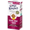 Little Remedies Little Noses Saline Spray Drops, 1 Fl Oz, Pack of 2
