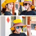 thumbnail image 4 of Dopebox Yard Decorations Outdoor Foldable Outdoor Sun Hat Fisherman Hat Summer Sun Hat Cycling Trip, Garden Supplies (Orange), 4 of 11