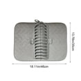 thumbnail image 5 of LWVITH Foldable Dish Drying Mat, Collapsible Plate Rack 2-in-1, Space-Saving Kitchen Counter Drainage Tray, Portable Absorbent Mat for Drying Dishes, for RV Camping Apartment Home Kitchen, 5 of 6