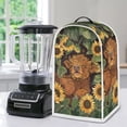 thumbnail image 5 of HELLHERO Thickened Polyester Kitchen Blender Dust Cover with Washable for Home Kitchen Indoor, Calf Sunflower, 5 of 6