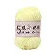 thumbnail image 3 of Hwkond Under $5 Crochet Yarn 5 Strands Milk Cotton Doll Crochet Diy Knitting Thread kid Sweater Wool Ball, 3 of 6