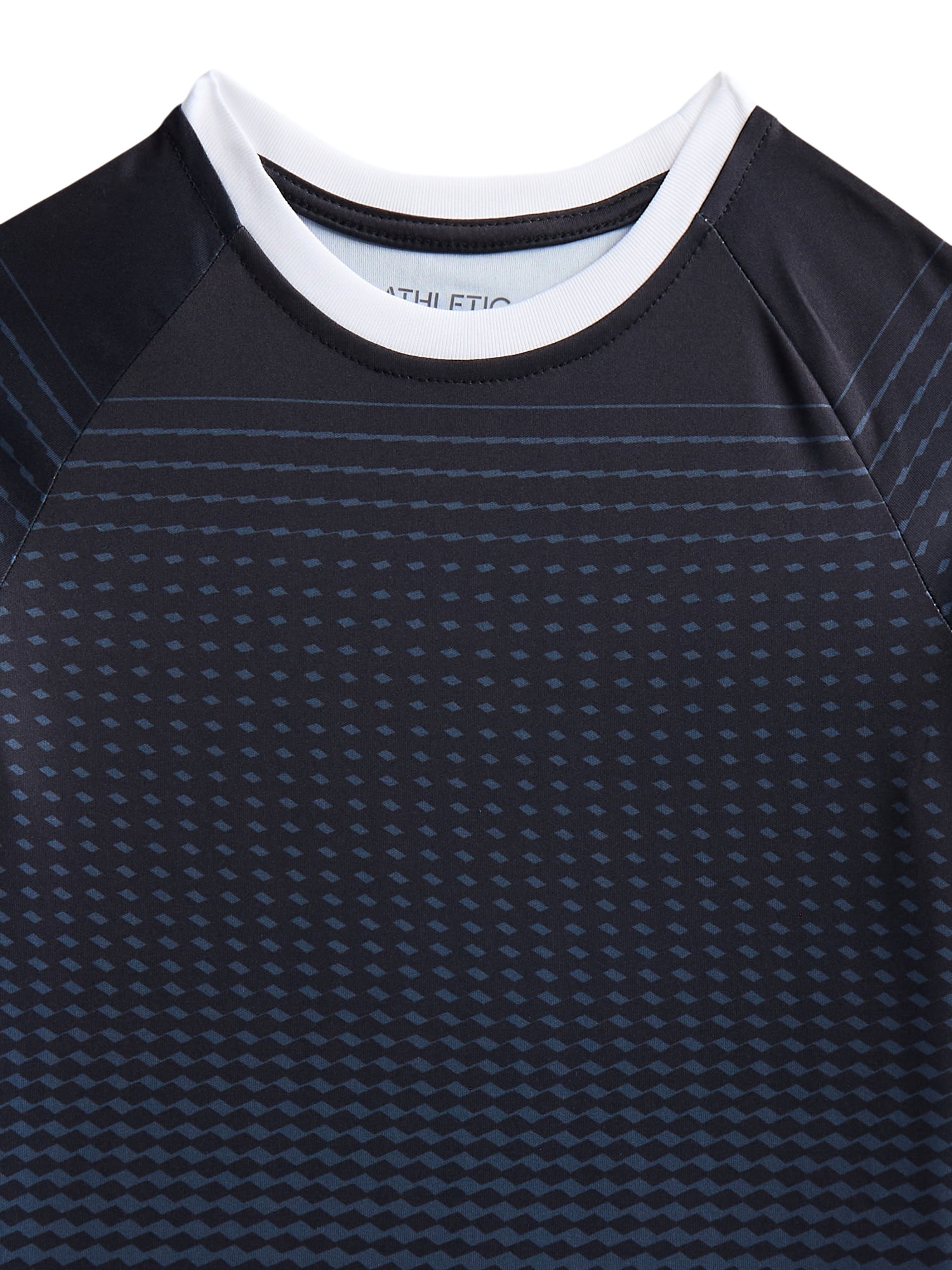 Athletic Works Boys Soccer Jersey Tee with Short Sleeves, Sizes XS-XXL
