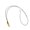 Gold-color, variant on Modern Pinecone Pendant Necklace PU Black Rope Lightweight Jewelry Piece