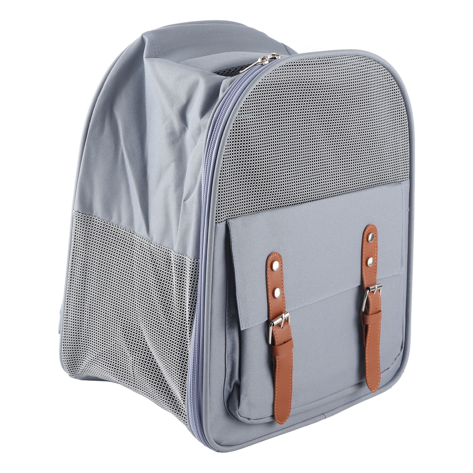 Pet Carrier Backpack Breatheable Mash Pet Carrying Bag Waterproof Portable Pet Travel Carrier for Cats Dogs Blue