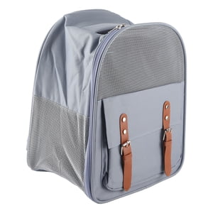 Pet Carrier Backpack Breatheable Mash Pet Carrying Bag Waterproof Portable Pet Travel Carrier for Cats Dogs Blue