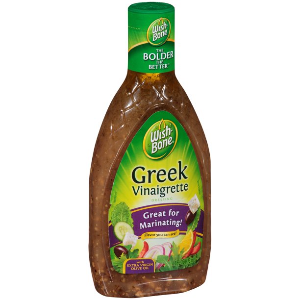 WishBone Greek Vinaigrette Salad Dressing, 16 fl oz