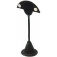 thumbnail image 2 of Plymor Black Velvet Fan Shaped, Two Pair Earring Display Stand, 2.75" W x 1.875" D x 5.875" H (Pack of 6), 2 of 2