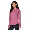 thumbnail image 3 of RBX Active Women's Lightweight French Terry Pullover Yoga Tunic, 3 of 5