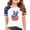 Dark Blue, variant on Ruyang Toddler Girls 4th of July Shirt Independence Day Clothes Teen American Flag Top Kids Boys Cotton Short Sleeve Tee Blouse