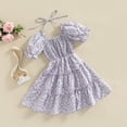 thumbnail image 6 of Mother and Daughter Family Matching Dress Floral Print Dress Mommy and Me Summer Family Outfits, 6 of 9