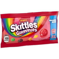 SKITTLES GUMMIES ORIGINAL SHARE SIZE 3 OUNCES PER BAG